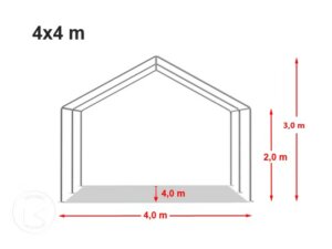 Carpa Estructural 4 X 4 Mt