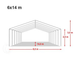 Carpa Estructural  14 X 6 Mt