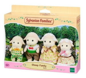 Familia de 4 ovejas Sylvanian Families