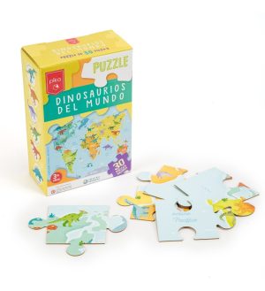 Puzzle Dinosaurios Del Mundo 30 piezas PIKA