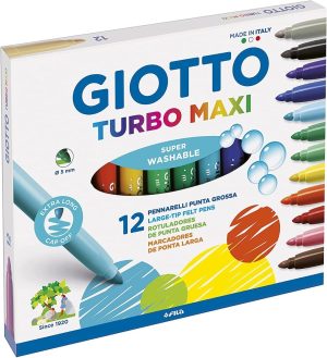 Marcadores  Giotto Turbo Maxi 12 colores