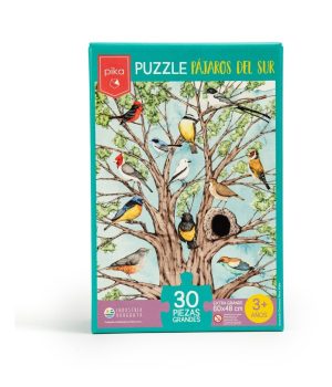 Puzzle Pájaros Del Sur 30 piezas PIKA
