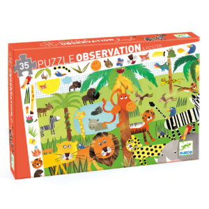 Puzzle Observación & Poster  Djeco