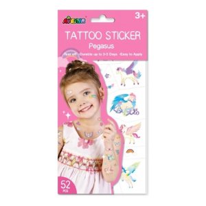 Tatuajes Infantiles Para Niños  Avenir  Pegasus  52 Pcs