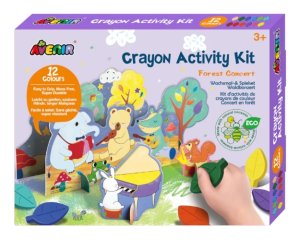 Crayon Activity Book  12 Crayones  Avenir