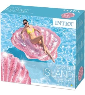 Isla Ostra Inflable  Intex