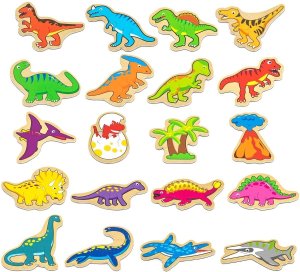Dinosaurios 20 Piezas – Magnético  Viga