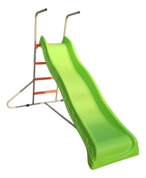 Tobogán Infantil Chico En Plástico Con Escalera Metálica