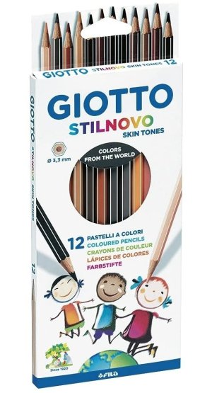 Lapices Giotto Stilnovo Skin Tones   12 Colores