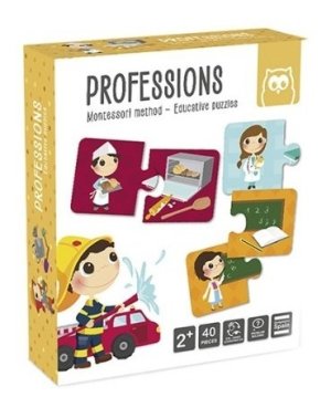 Puzzle Profesiones – Método Montessori – Eureka