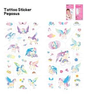 Tatuajes Infantiles Para Niños  Avenir  Pegasus  52 Pcs