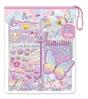 Bolso Con Pegotines – Mariposas – Stickers Con Confetti
