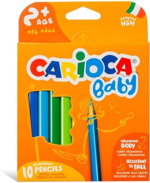 Carioca Baby Lapices Triangulares  10 Colores