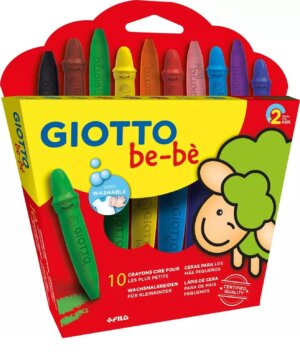 Crayones Giotto Bebé  10 Colores  Super Lavable