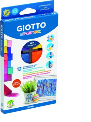 Decor Wax  Giotto  12 Colores