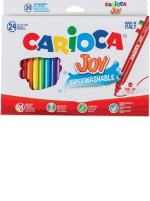 Marcadores Carioca Joy  24 Unidades  Superlavables