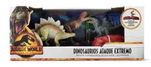 Jurassic World Pack Ataque Extremo x 3 figuras