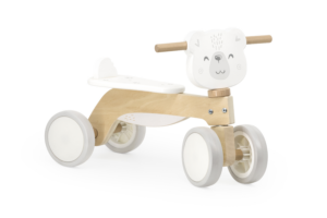 Triciclo de madera en color blanco Polar B